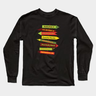 Horror Towns USA Long Sleeve T-Shirt